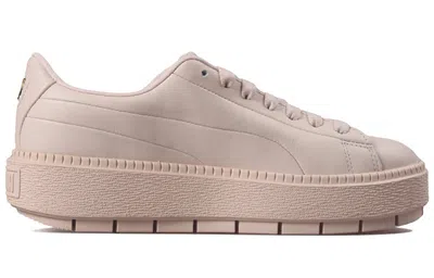 Puma (wmns)  Platform Trace Premium Logo Wns In Pink