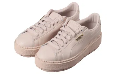 Puma (wmns)  Platform Trace Premium Logo Wns In Pink