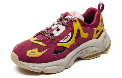 Fila Fusion (wmns) Fila Rjv Low-top Running Shoes 'red Yellow'