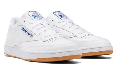 Reebok Club C 85 Leather Sneakers In White