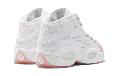 Reebok Question Mid 'pink Toe' In White