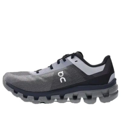 On Cloudflow 4 Panelled Sneakers In Black