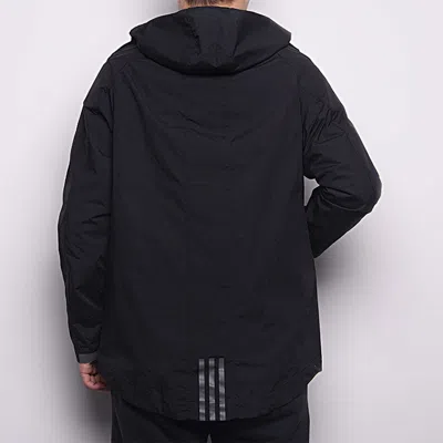 Adidas Originals Adidas Solid Color Loose Sports Hooded Jacket Black