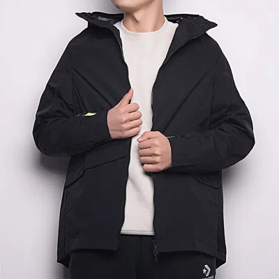 Adidas Originals Adidas Solid Color Loose Sports Hooded Jacket Black