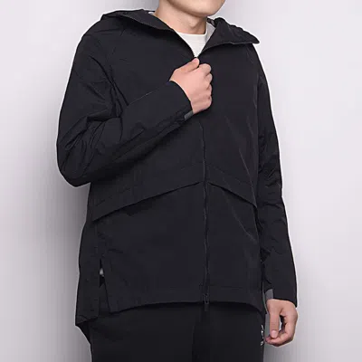 Adidas Originals Adidas Solid Color Loose Sports Hooded Jacket Black