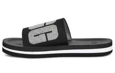 Ugg (wmns)  Zuma Metallic Graphic Black Slippers