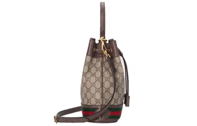 Gucci Ophidia Gg Bucket Bag Small In Pattern