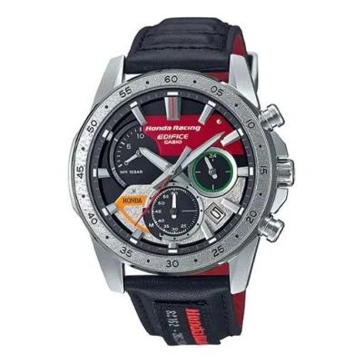 Casio Limited Edition Edifice Multi-color Mens Colorblock Analog In Black