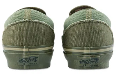 Vans Nigel Cabourn X Og Classic Slip-on Lx 'usmc Army Mix' In Green