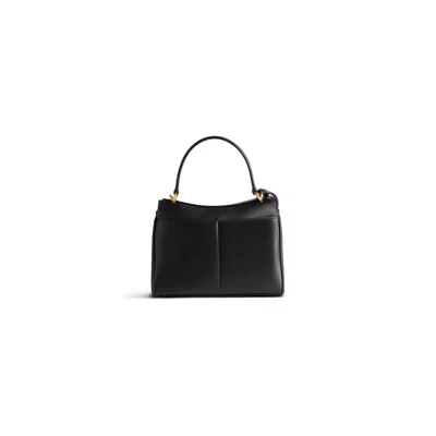 Balenciaga Mini Rodeo Leather Top Handle Bag In Black