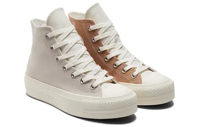 Converse (wmns)  Chuck Taylor All Star Tri-panel High 'color Block - Hemp Desert Sand' In Neutral
