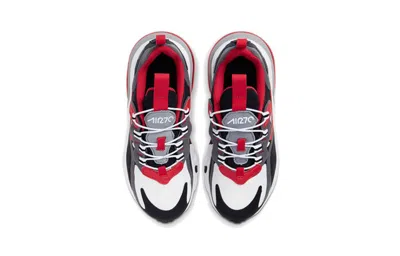 Nike (ps)  Air Max 270 React 'university Red' In Black