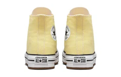 Converse (gs)  Chuck Taylor All Star Eva Lift 'yellow White' In Multi