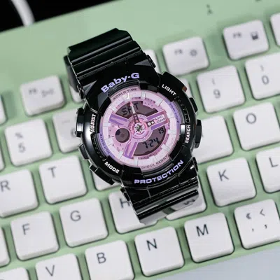 Casio Baby-g 'black Pink' In Blue