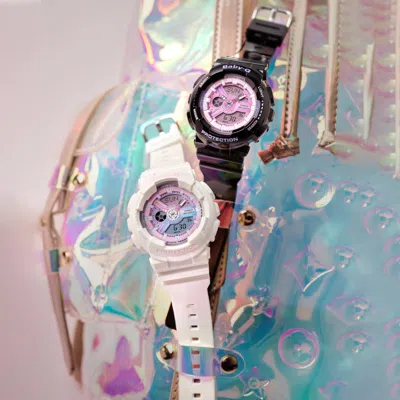 Casio Baby-g 'black Pink' In Blue