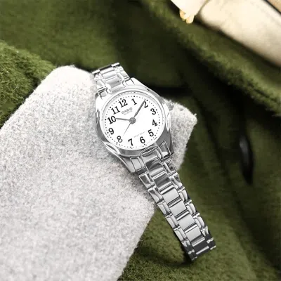 Casio Stainless Steel Strap Silver Analog