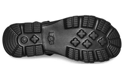 Ugg Cora52698s Sandals Womenblack Nubuck Leather Adjustable Strap Zogg1848