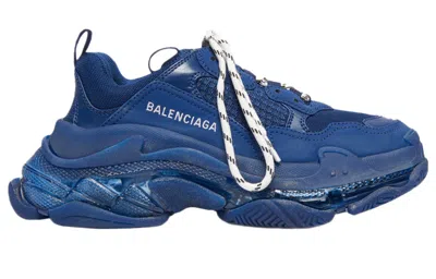 Balenciaga (wmns)  Triple S 'clear Sole Navy' In Blue