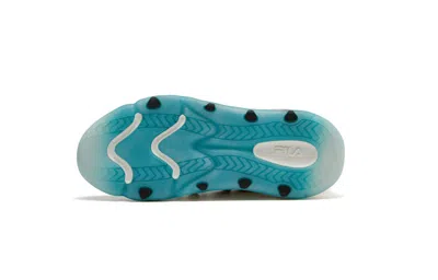 Fila Fusion (wmns)  X Mitchell & Ness Bank Vertical Sneakers 'white Blue'