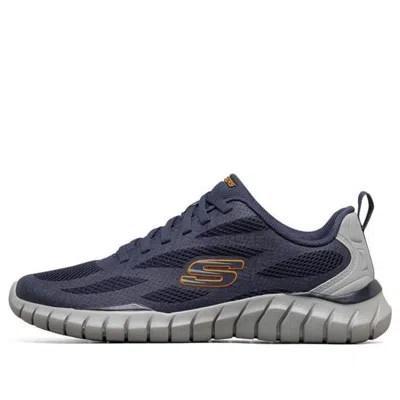 Skechers Overhaul 2.0 'navy Grey' In Purple