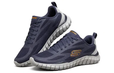 Skechers Overhaul 2.0 'navy Grey' In Purple