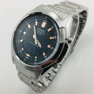 Casio Waterproof Analog-digital Watch 'silver Rose Gold'