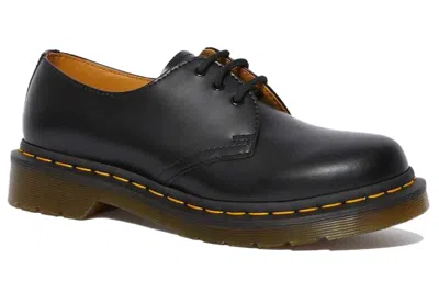 Dr. Martens Black 1461 Quad Oxfords In Black Polished Smooth