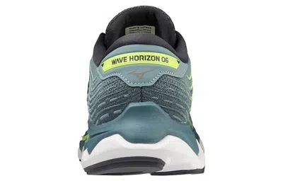Mizuno Men's Wave Horizon 6 Running Shoes - D/medium Width In Smoke Blue/ebony