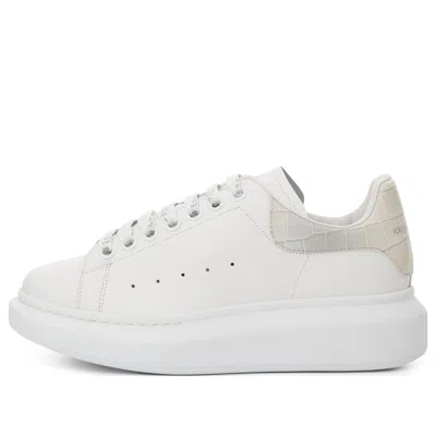 Alexander Mcqueen Larry Oversized Mirror Sneaker In White