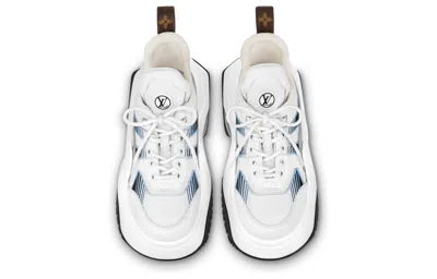 Pre-owned Louis Vuitton (wmns)  Archlight 2.0 Platform Sneakers 'white Blue Grey' In Multi