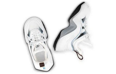 Pre-owned Louis Vuitton (wmns)  Archlight 2.0 Platform Sneakers 'white Blue Grey' In Multi
