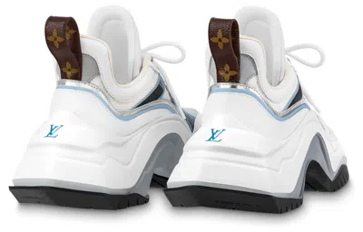 Pre-owned Louis Vuitton (wmns)  Archlight 2.0 Platform Sneakers 'white Blue Grey' In Multi