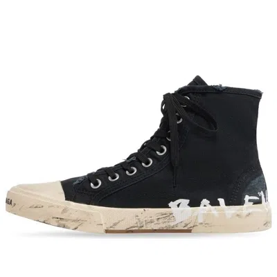 Balenciaga Paris High-top Sneakers In Black | ModeSens