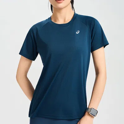 Asics (wmns)  Inner Muscle Short Sleeve Top 'thunder Blue'