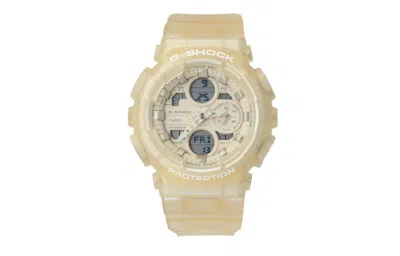 Casio G-shock Analog-digital 'cream Yellow' In Gold