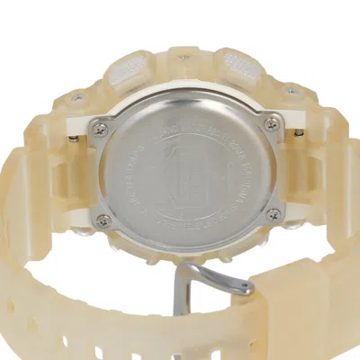 Casio G-shock Analog-digital 'cream Yellow' In Gold
