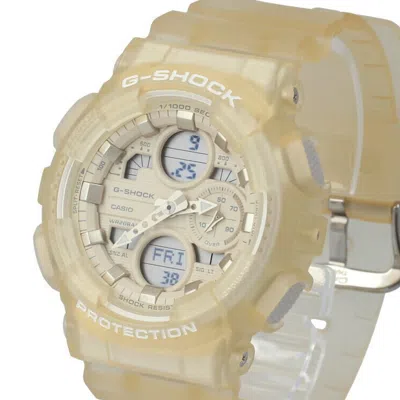 Casio G-shock Analog-digital 'cream Yellow' In Gold