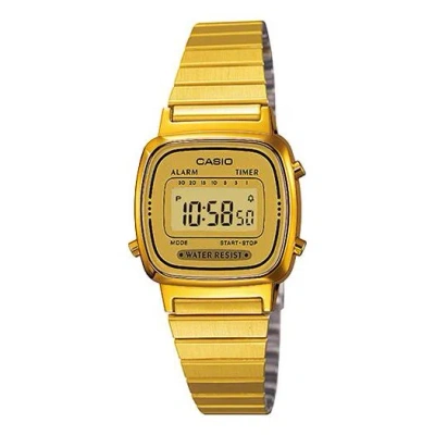 Casio Standard Series Classic Small Cube Retro Waterproof Spring And Summer New Release Watch Gold D