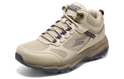 Skechers (wmns)  Go Run Trail Altitude 'beige Navy' In Nude