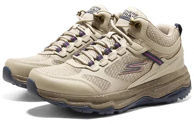 Skechers (wmns)  Go Run Trail Altitude 'beige Navy' In Nude