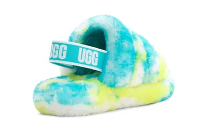 Ugg (ps)  Fluff Yeah Clog Slipper 'oasis Blue Sulphur'
