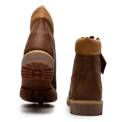 Timberland Premium 6 Inch Waterproof Boot 'medium Brown Yellow' In Brown