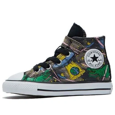 Converse Chuck Taylor All Star Interstellar Dinos Hook And Loop In Black