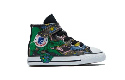 Converse Chuck Taylor All Star Interstellar Dinos Hook And Loop In Black