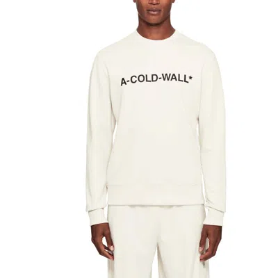A-cold-wall* A-cold-wall Sweatshirt Crew Neck In White