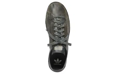 Balenciaga (wmns)  X Adidas Originals Stan Smith Sneakers 'vintage Black' In Gray