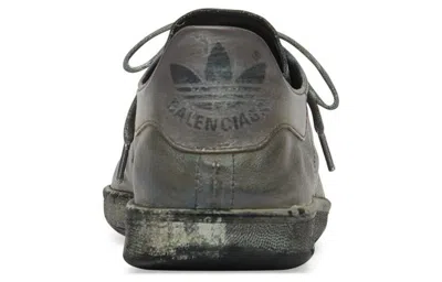 Balenciaga (wmns)  X Adidas Originals Stan Smith Sneakers 'vintage Black' In Gray