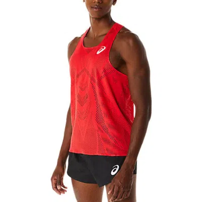 Asics Actibreeze Jaquard Singlet 'red'