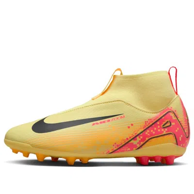 Nike (gs)  X Kylian Mbappe Mercurial Superfly 10 Academy Ag 'light Laser Orange' In Yellow