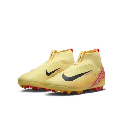 Nike (gs)  X Kylian Mbappe Mercurial Superfly 10 Academy Ag 'light Laser Orange' In Yellow